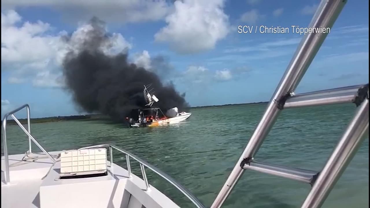 Una persona murió y otras 9 resultaron heridas tras la explosión de un bote turístico en Bahamas