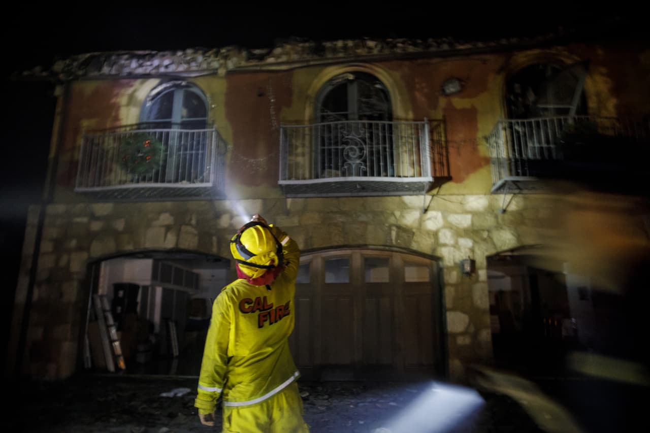 Compraron esta mansión por $8 millones hace apenas un año y uno de los incendios en California la dejó en cenizas