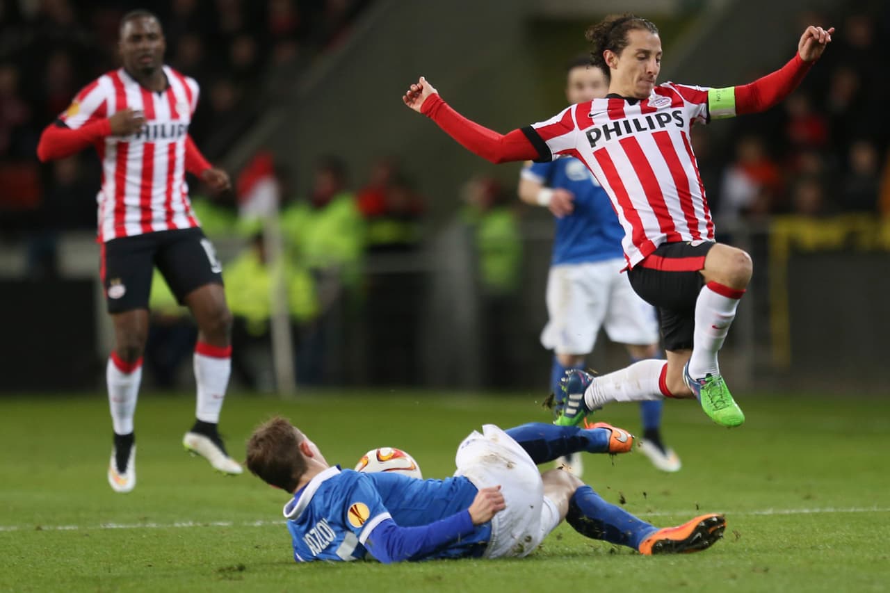 Dos veces campeón de la Eredivisie con el PSV y campeón de la Segunda División de España, ese es Andrés Guardado, un enamorado del Atlas.