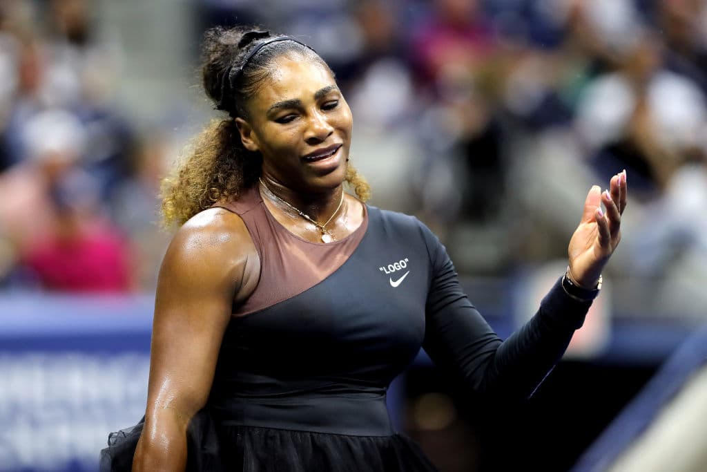El 6-2 en contra y el mal inicio del segundo set empezaron a descontrolar a Serena Williams.