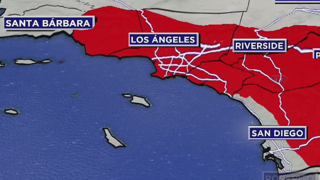 Aviso por riesgo de incendios forestales en Los Ángeles y otras zonas del sur de California