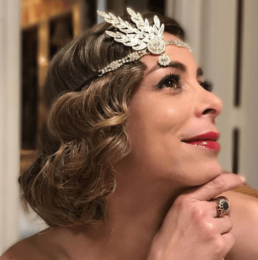 Lourdes Stephen tuvo un fin de semana de fiesta y se transportó a los años 20.