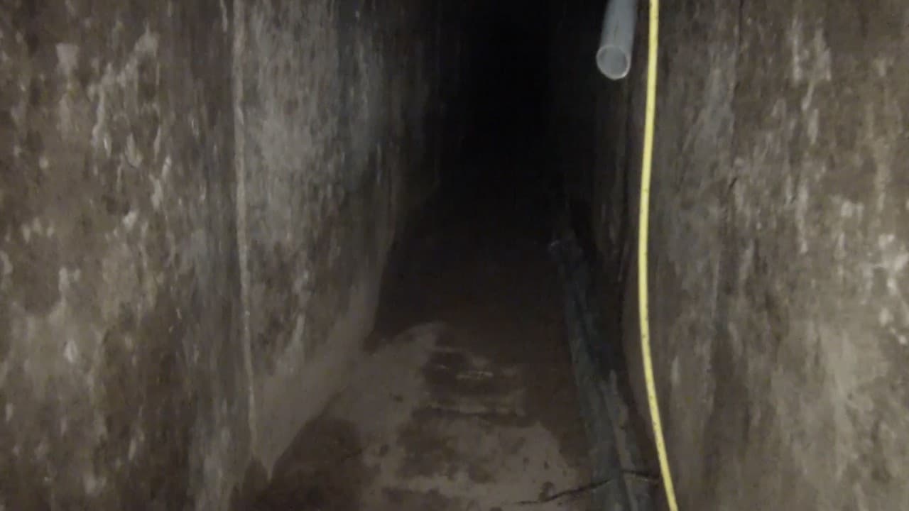 El primer túnel de 'El Chapo' es utilizado ahora por la Patrulla Fronteriza para entrenar a sus agentes