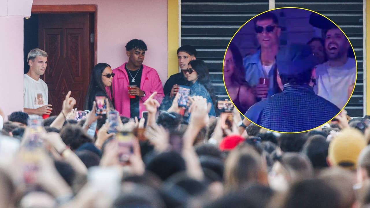 Lamine Yamal y otros jugadores del Barcelona son vistos en la casita de Bad Bunny