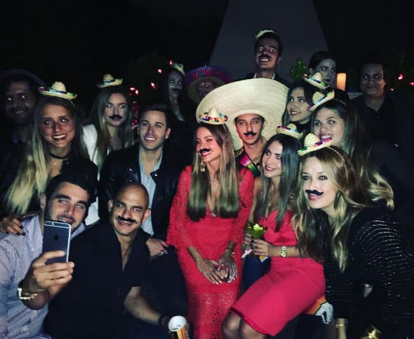 Así festejó el cumpleaños de su hijo Manolo hace unas semanas. ¡A la mexicana!