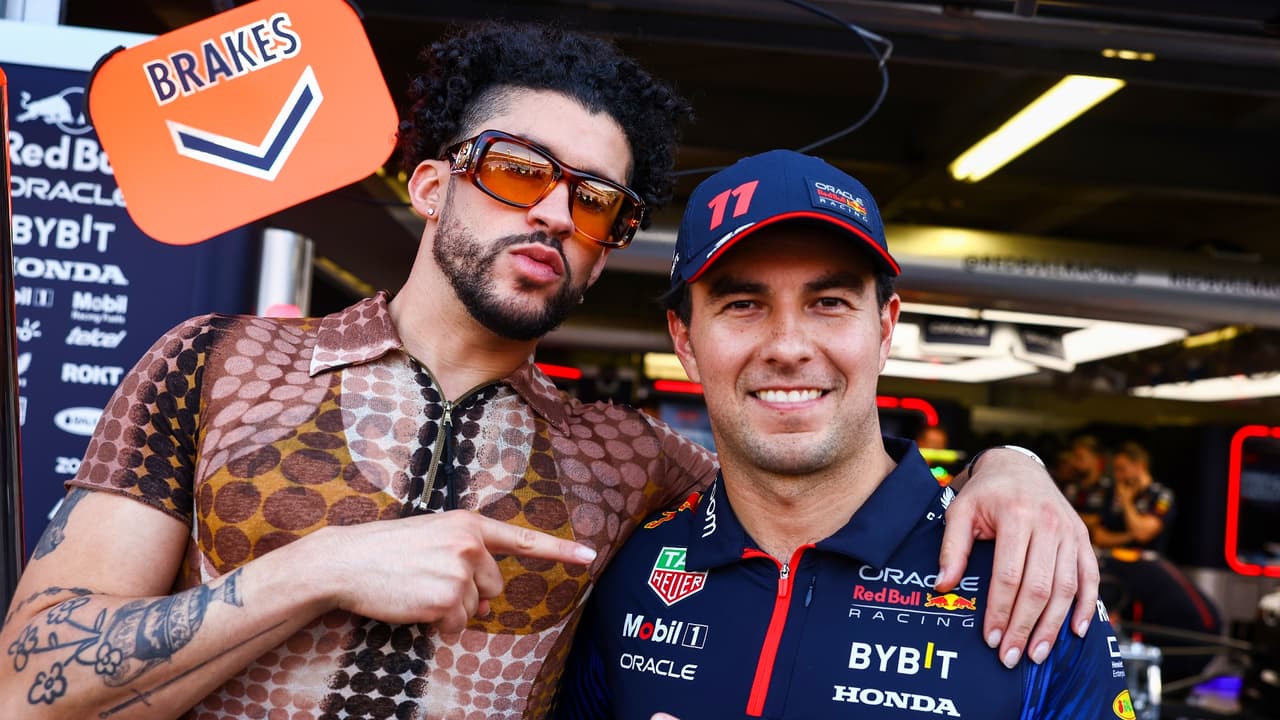 El raspón de Bad Bunny a Checo Pérez en su nuevo disco