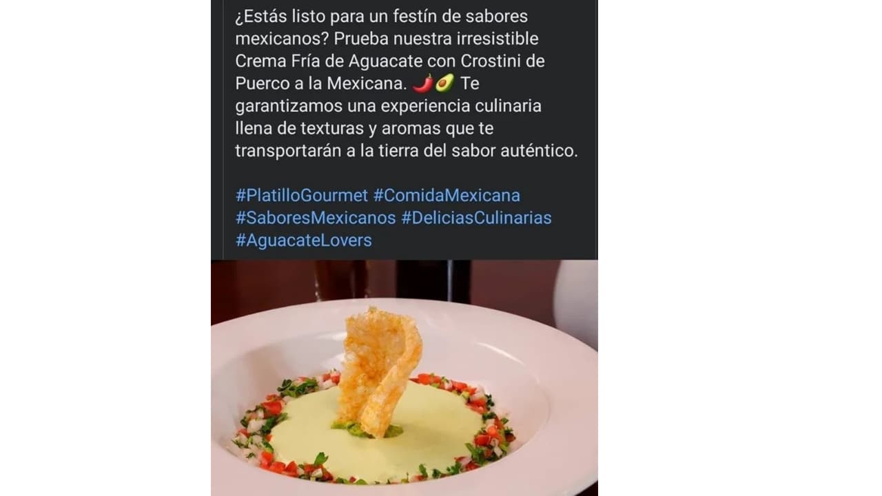 Chicharrón gourmet.