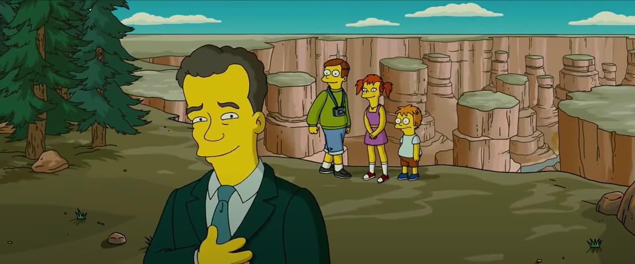 Tom Hanks en la película de Los Simpson