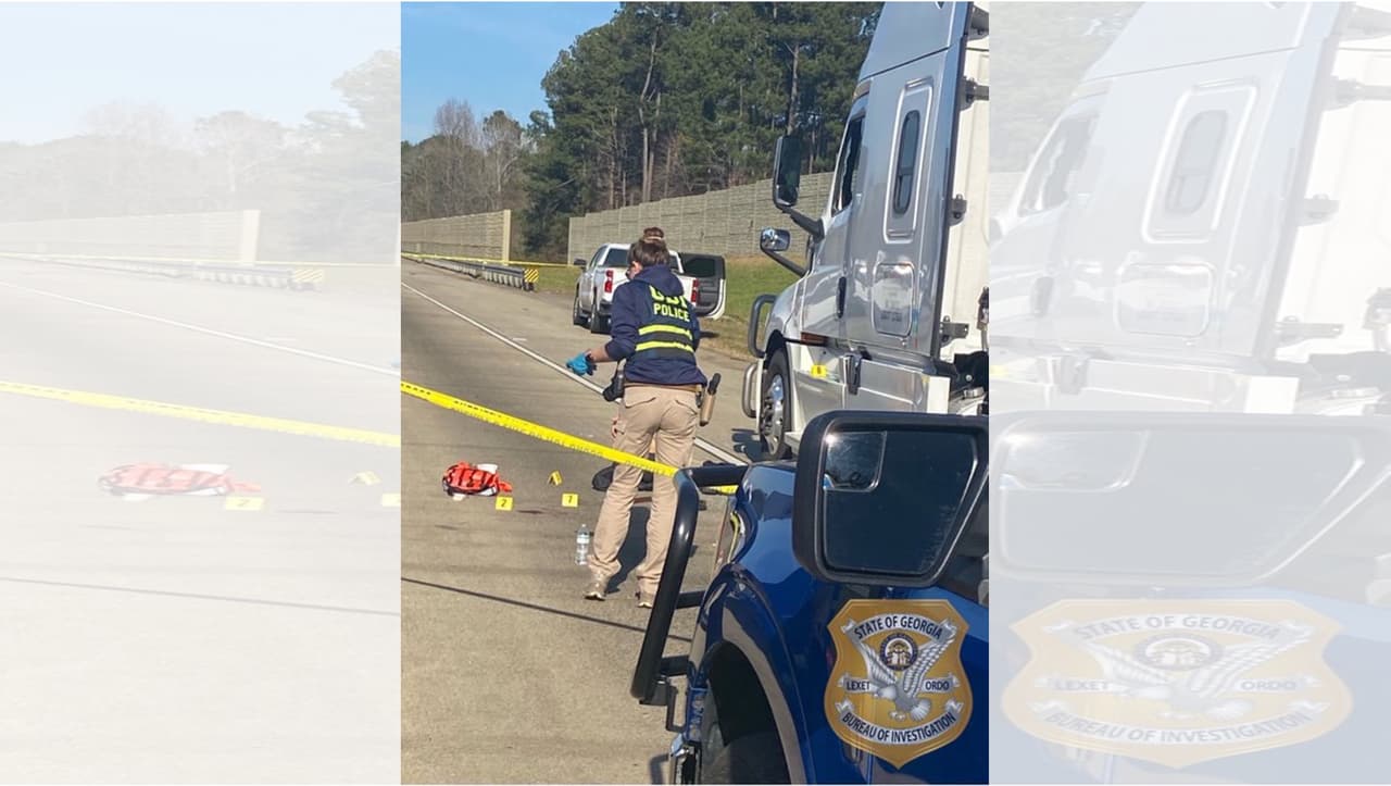 Agente dispara contra un hombre que presuntamente conducía un camión robado sobre la I-85