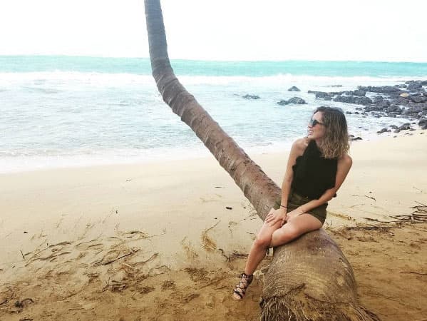 La reina de belleza quedó enamorada de las bellezas naturales del lugar.