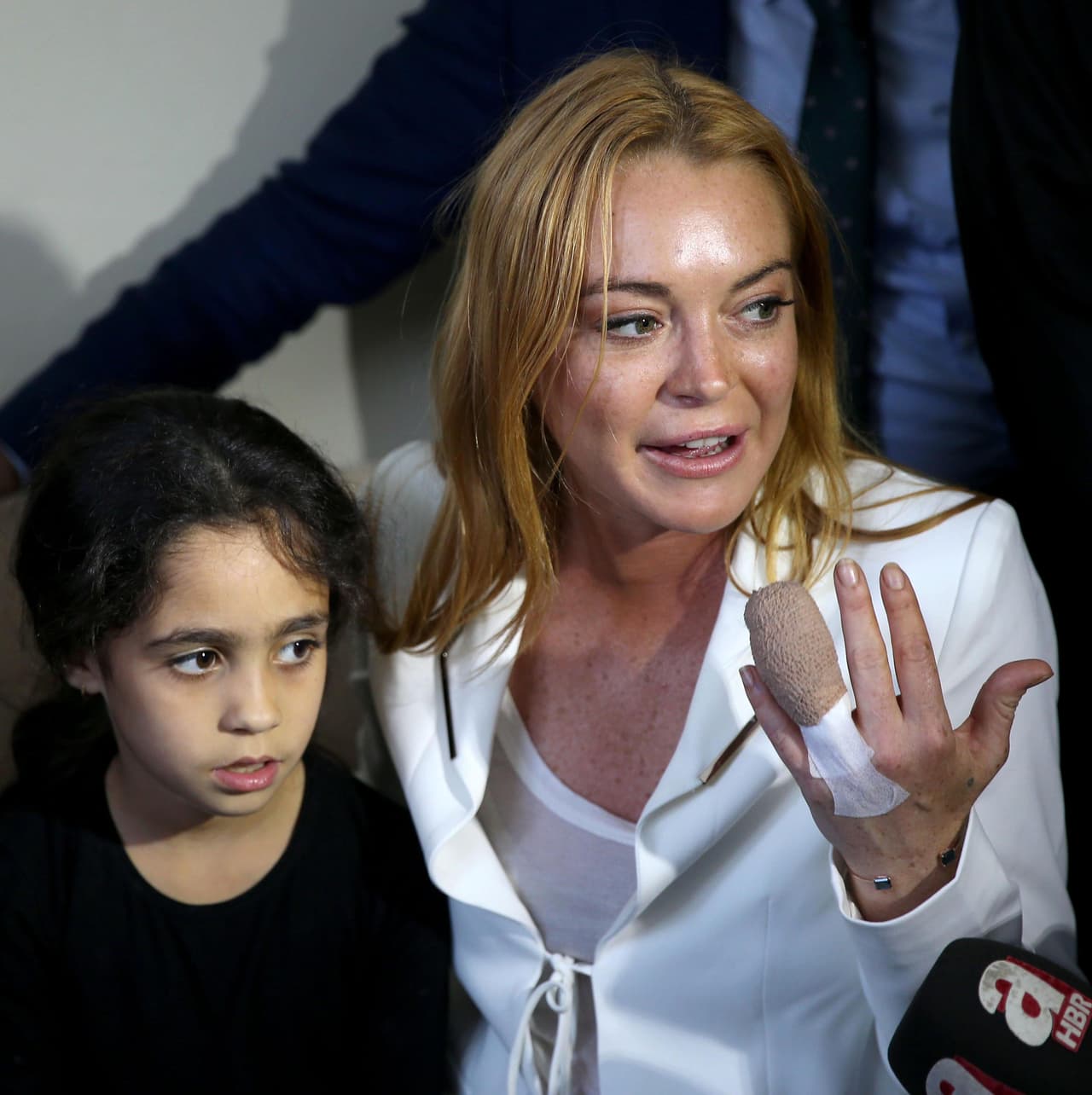 La actriz sufrió un terrible accidente mientras daba un viaje en bote.