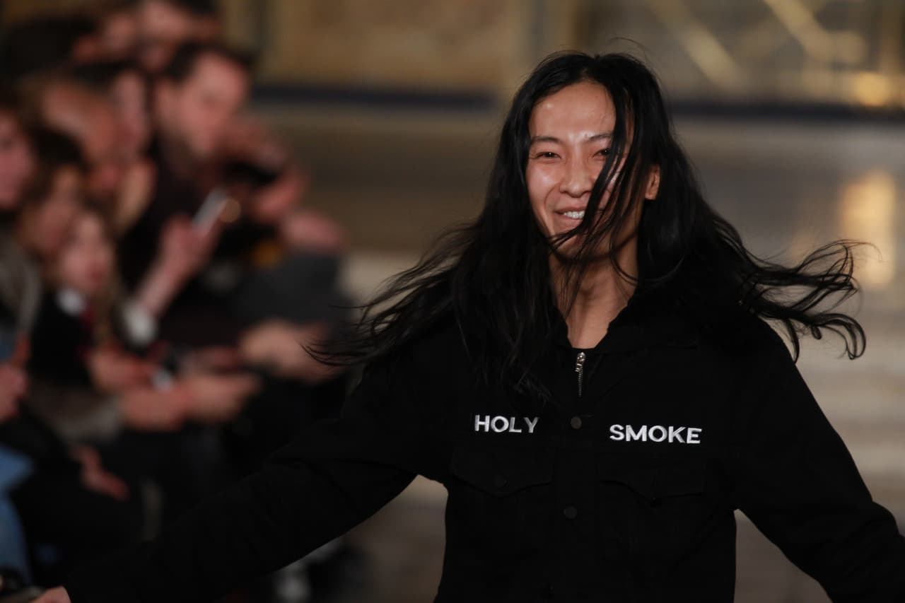 El diseñador Alexander Wang, que siempre viste de negro.