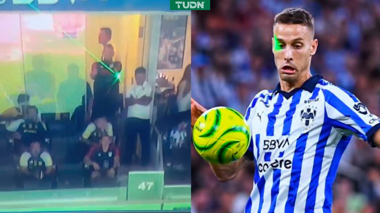 Captan a Nahuel apuntando láser a jugadores de Rayados 