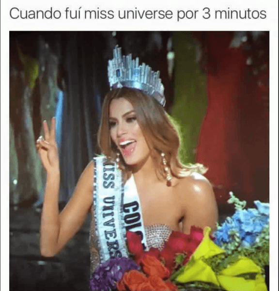 Los memes de la polémica coronación de Miss Universo 2015.