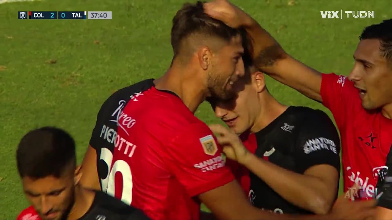 ¡Colón le da forma! El VAR avala el 2-0 de Pierotti frente a Talleres