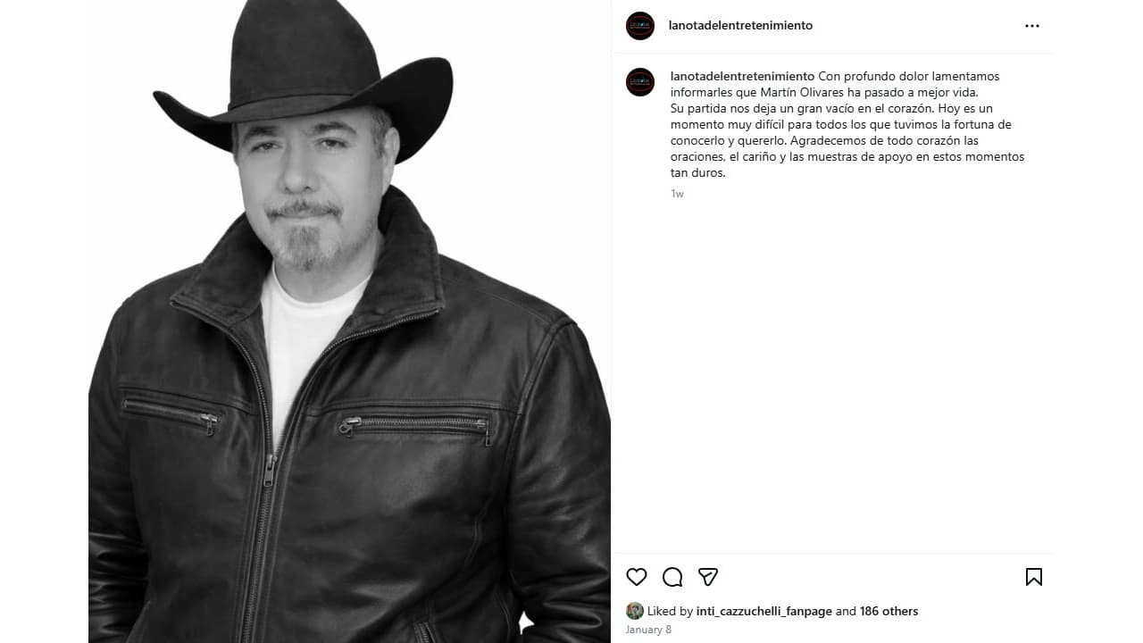 Martín Olivares falleció a los 62 años.