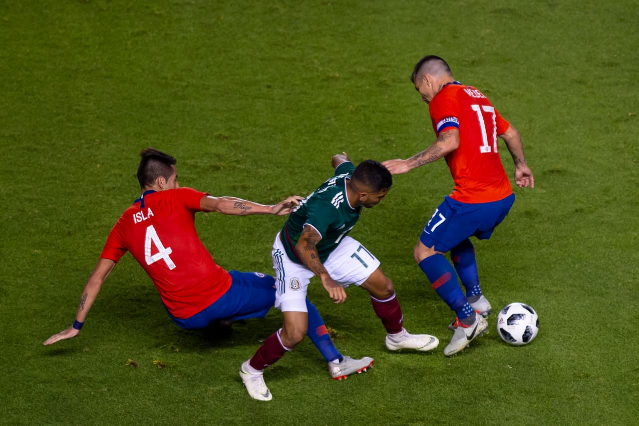 México fue controlado por un Chile cuyo esquema tuvo claro que su misión principal era evitar goles en contra.
