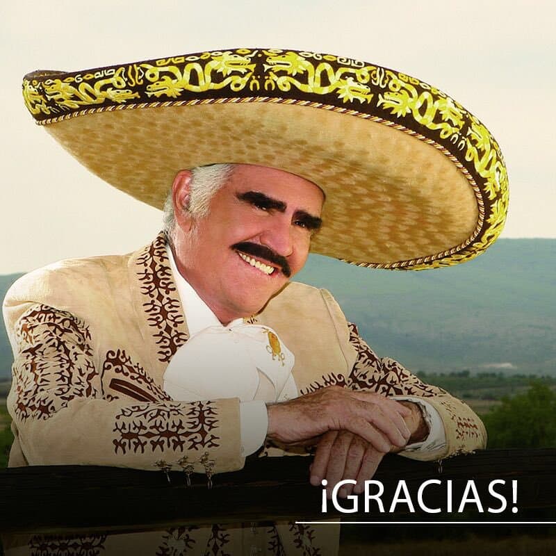 La palabra que siempre ha estado presente en el lenguaje del gran Vicente Fernández.