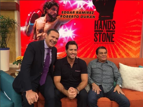 Felices de recibir en casita Roberto Durán y Edgar Ramírez para hablar de 'Hands Of Stone'.