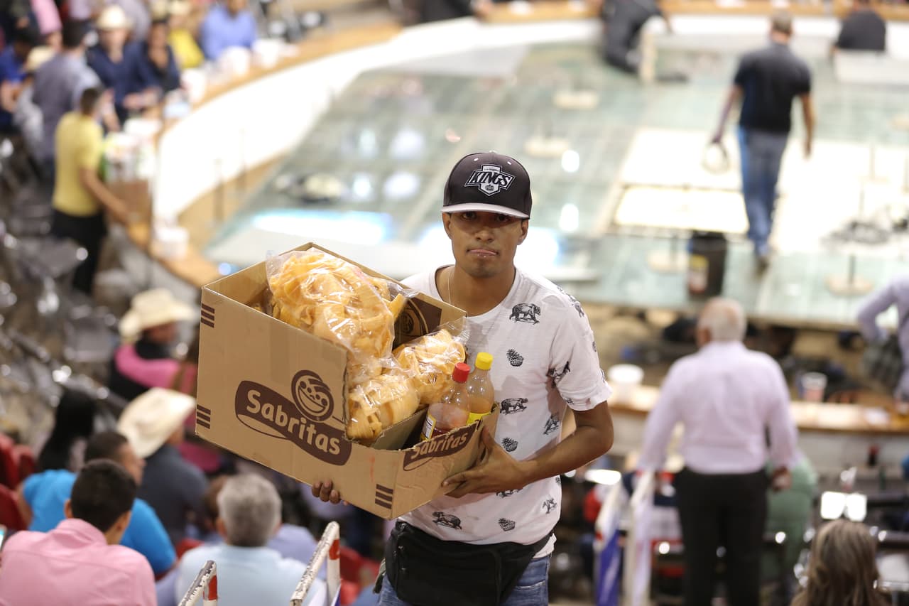 También se pueden encontrar otras botanas como las papas fritas.