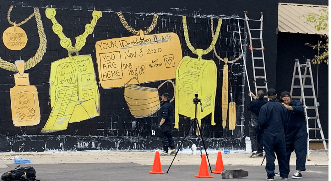 Mediante la exposición de las obras de cinco artistas en diez ciudades del país. comparten con el público diferentes formas de expresión e ideologías sobre la importancia de unirse al diálogo, en este año de gran trascendencia en la definición y rumbo político de la nación.