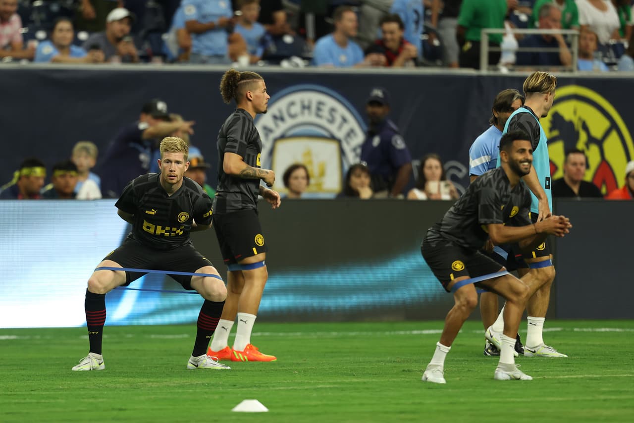 during the game Manchester City (ENG) vs Club America (MEX), correspoding for the 2022 Lone Star Cup, at NRG Stadium, on July 20, 2022. <br><br> durante el partido Manchester City (ENG) vs Club America (MEX), correspondiente a la Copa Lone Star 2022, en el NRG Stadium, el 20 de julio de 2022.