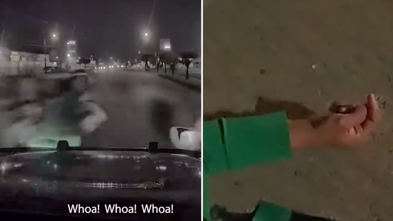 "Mataron a mi mamá": revelan en video a policía que atropelló con patrulla a una mujer en Houston