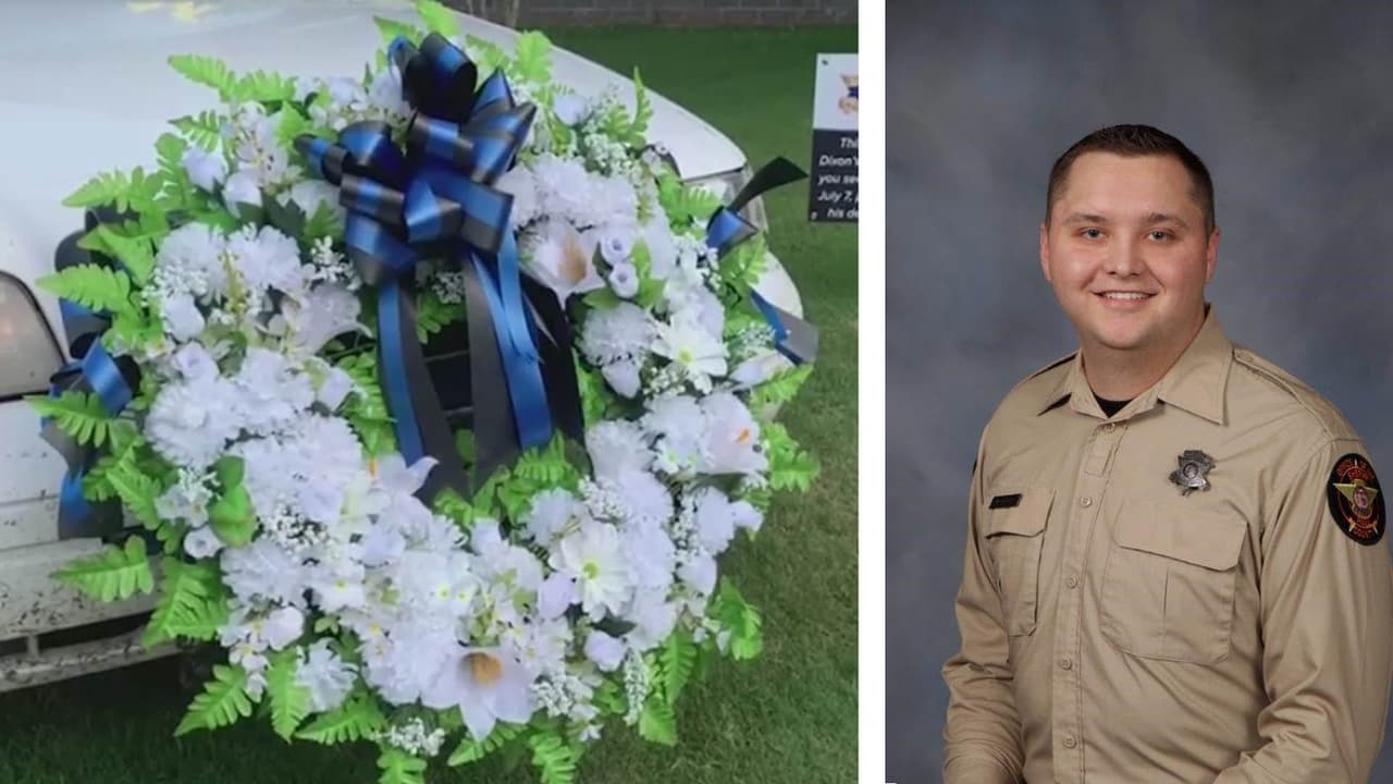 Todo listo para dar el último adiós a oficial del sheriff de Hall que murió en tiroteo
