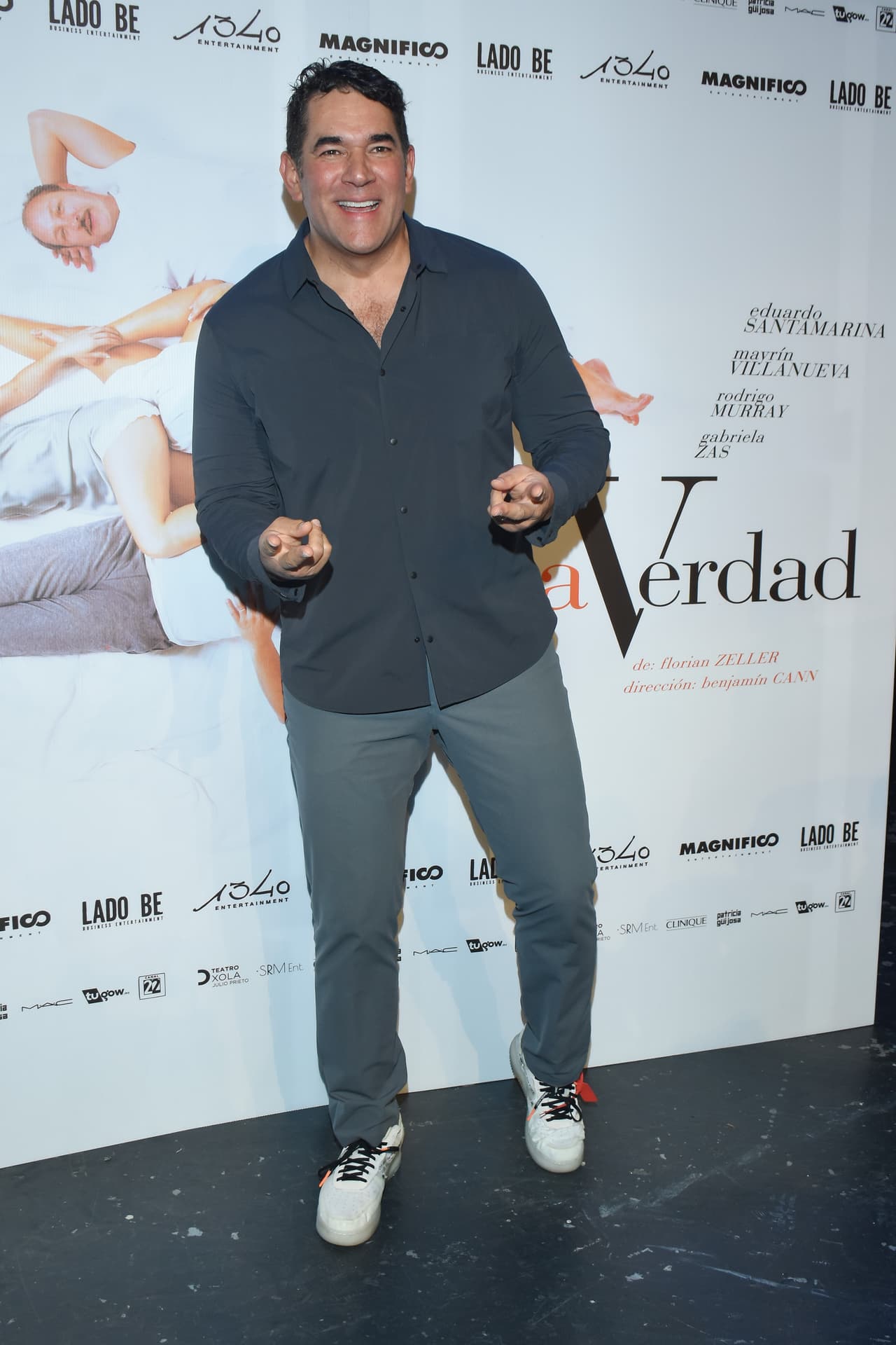 Sin embargo, el presentador de televisión agradeció el cumplido de la actriz mexicana.