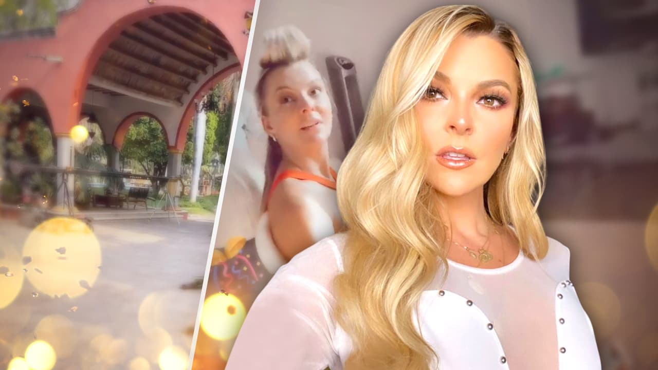 Marjorie de Sousa recibió una inesperada y “elegante” visita para celebrar su cumpleaños