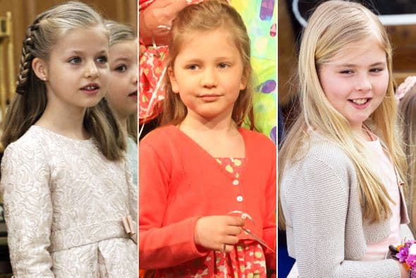 Leonor de España, Elisabeth de Bélgica y Cathariana-Amalia de Holanda un día serán reinas, aunque ahora parezcan niñas normales. Miras sus historias.