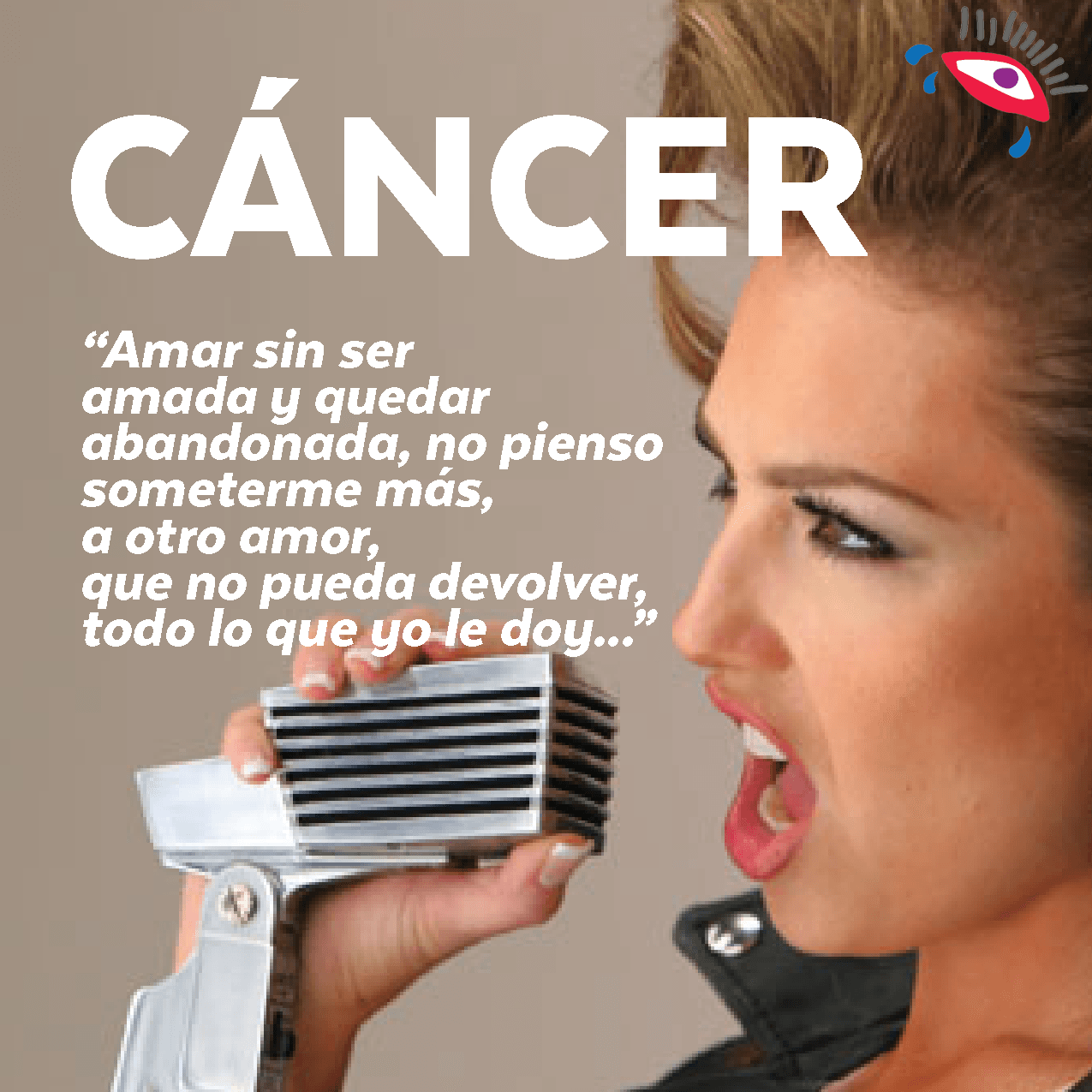 <b>Thalía - Amar sin ser amada.</b> Ya cayó la gota que derramó el vaso y lo sabes, ponle fin a la relación con esta melodia.