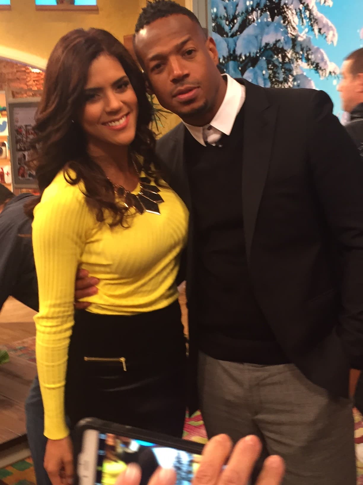 La sonrisa de Francisca lo dice todo, ¡Marlon es encantador y muy divertido!