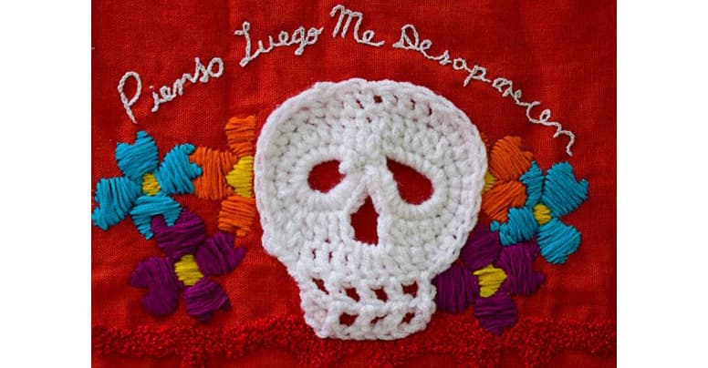 Donají Castañeda Arredondo “Pienso luego me desaparecen” Bordado, México