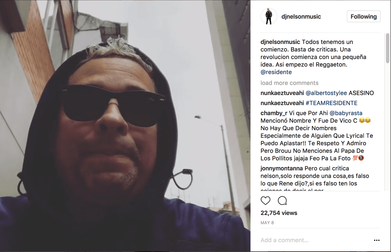 DJ Nelson es uno de los pioneros de lo que hoy se conoce como reggaetón.