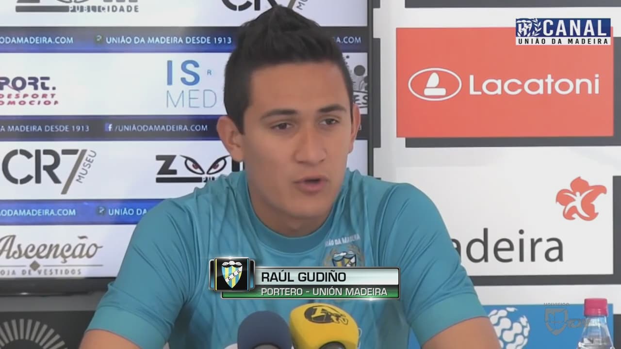 Raúl Gudiño fue presentado con el Unión de Madeira