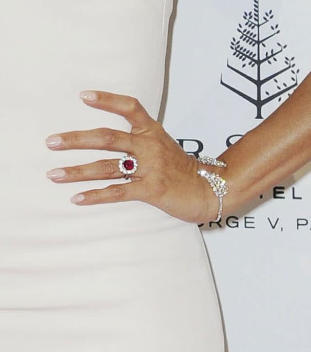 ¡Y sí, ahí estaba el rubí en todo su esplendor!