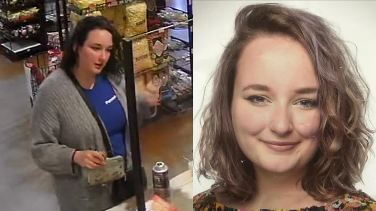 El video muestra que el sospechoso dijo o hizo algo para que ella se moviera del lado del conductor al lado del pasajero de su automóvil.