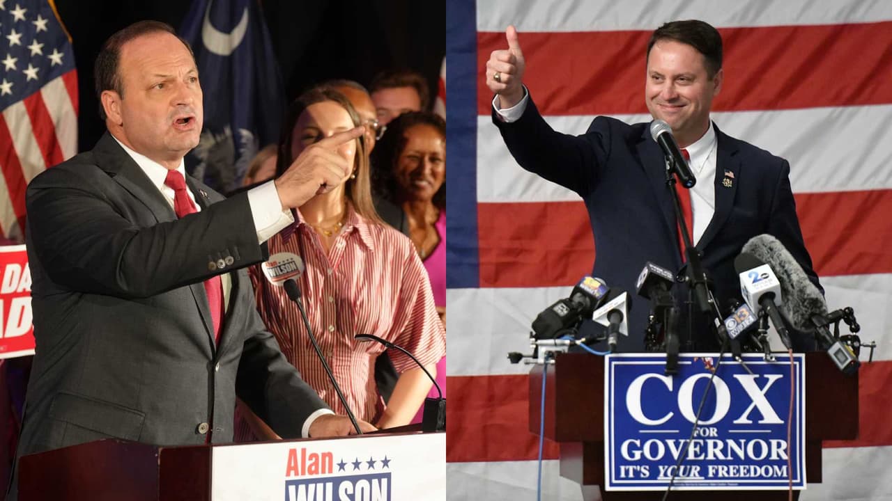Alan Wilson gana en Carolina del Sur y Dan Cox obtiene la nominación republicana en Maryland