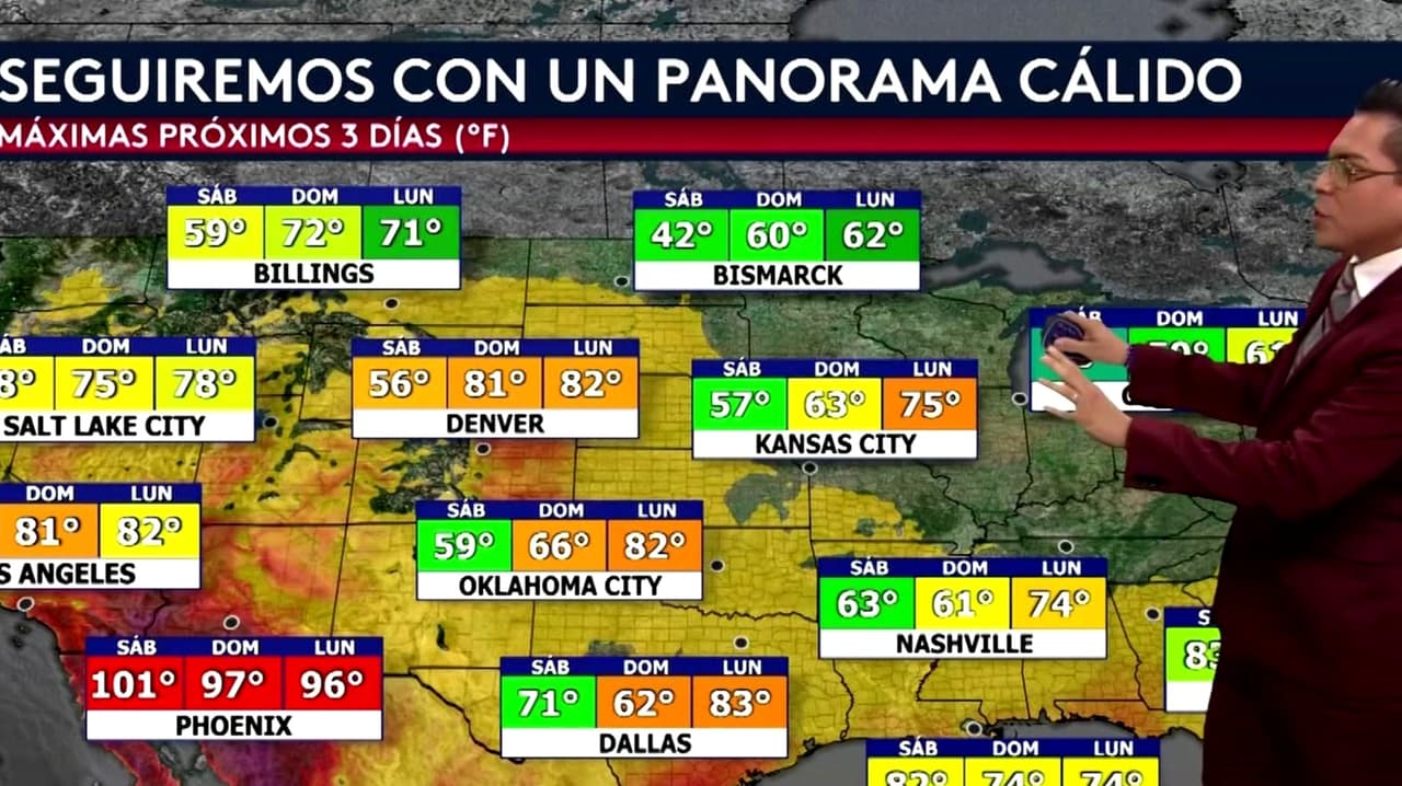 Clima en EEUU: Millones de personas están en alerta este fin de semana por riesgos de incendios forestales