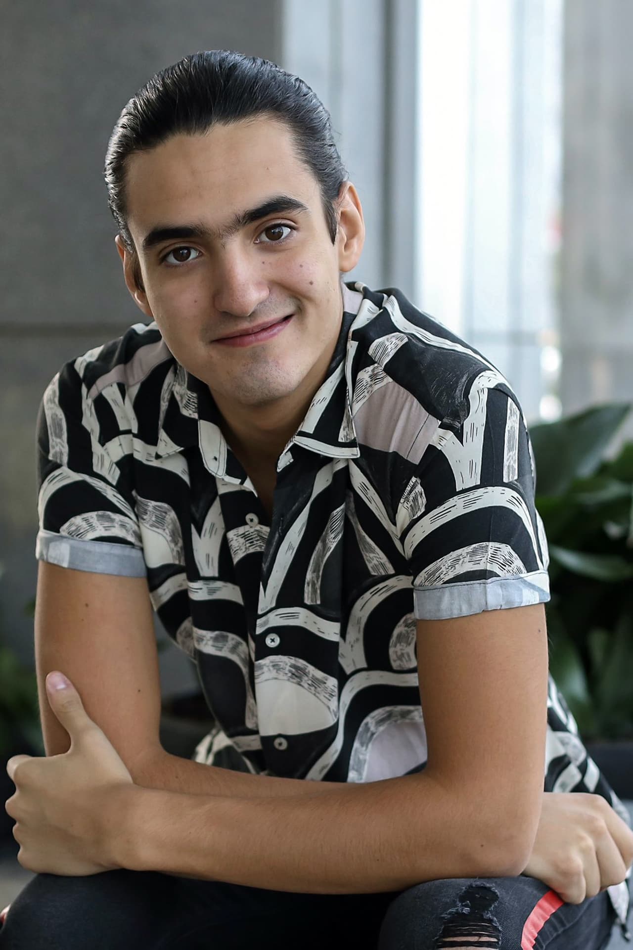 Sebastián Poza, de 17 años, interpretó a Ulises Cruz Medina, hijo de Carmen Medina, personaje interpretado por Erika Buenfil.