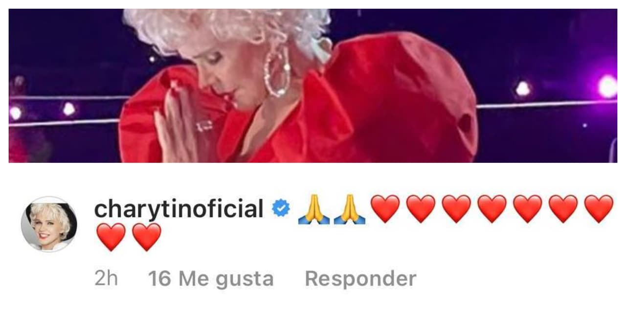 <b>Charytín Goyco</b> le mandó estos emoticonos a Francisca y a Gennaro.