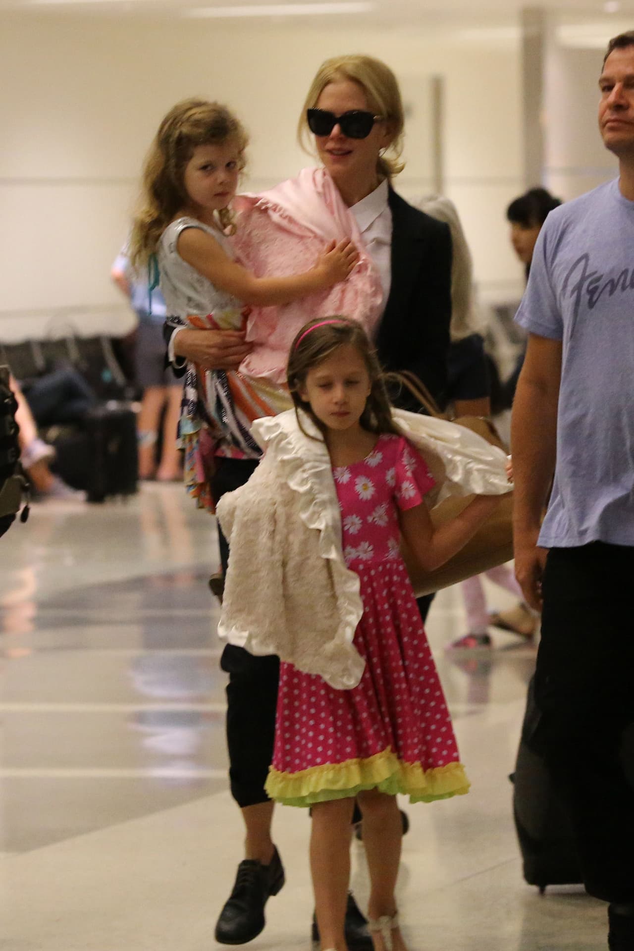 Sunday Rose era la más cansada y al parecer tenía un poco de frío.