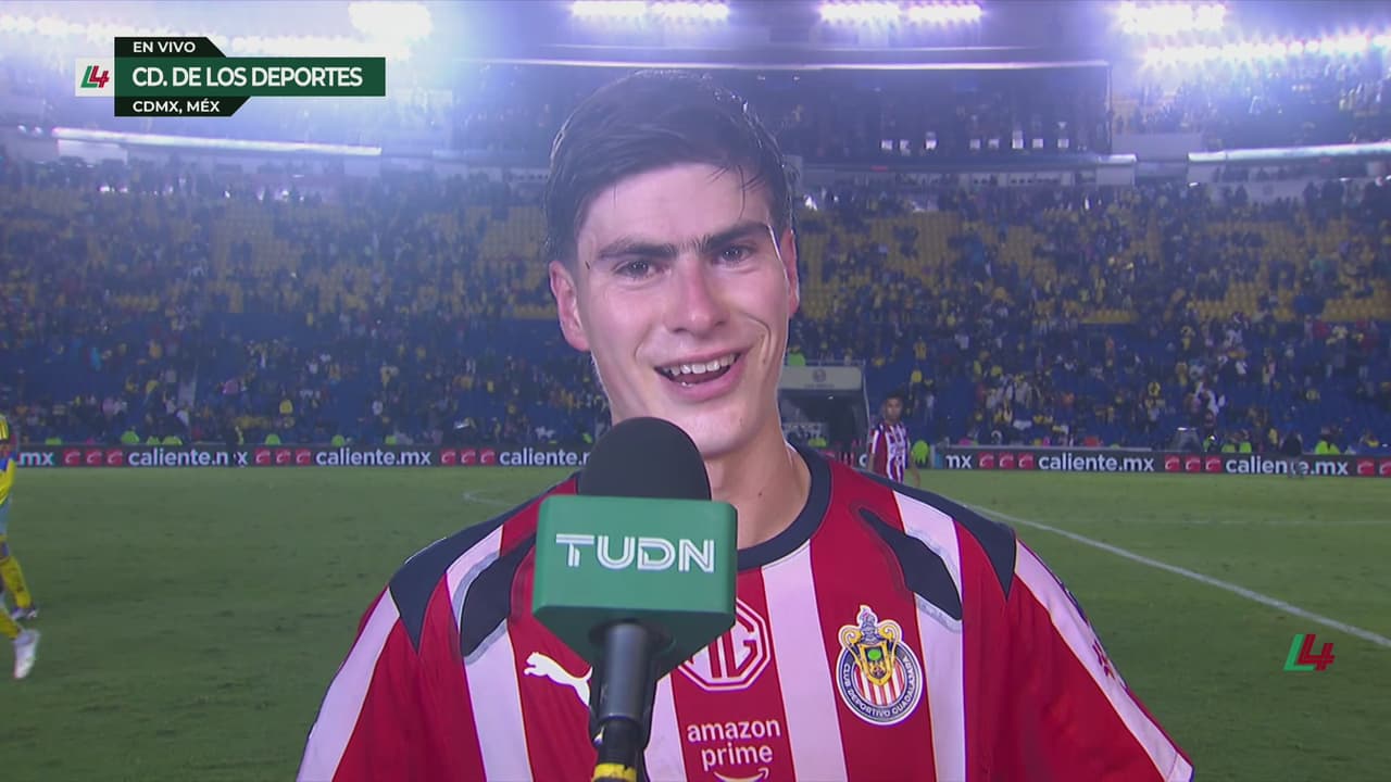 Cumple Hormiga González un sueño tras gol en el Clásico América vs. Chivas