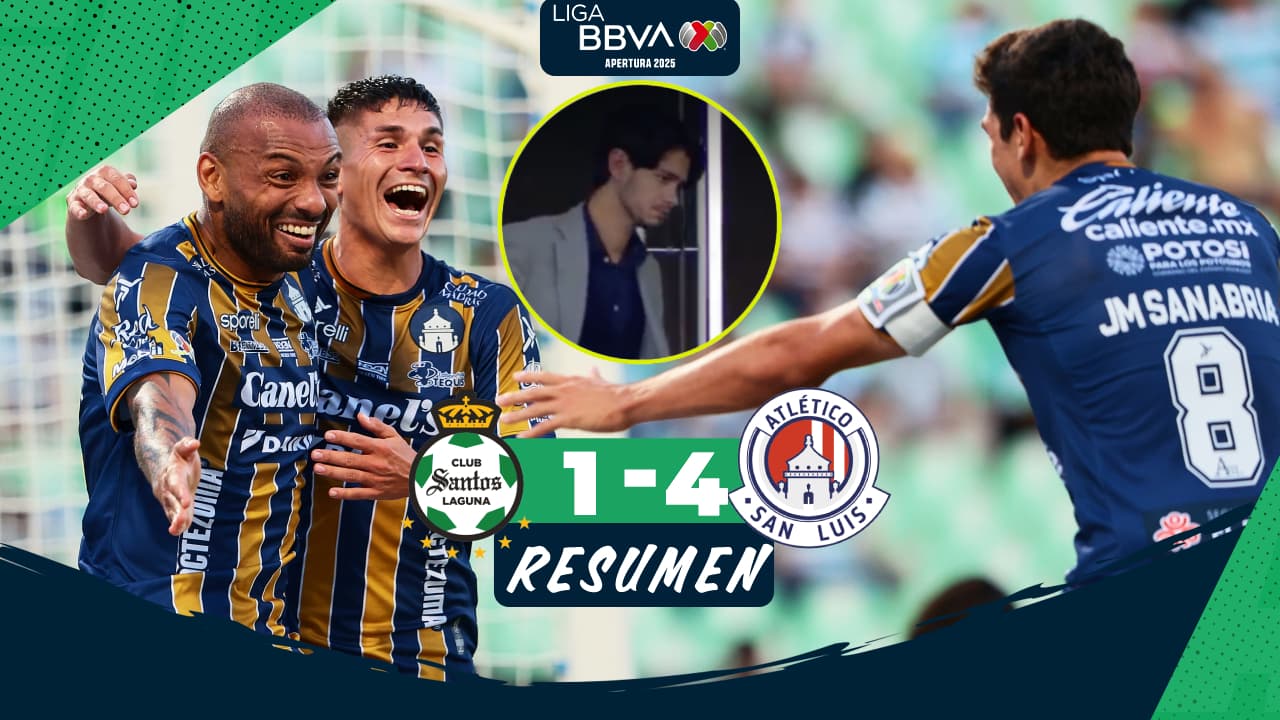 Santos acaba con la paciencia del Jr. al ser goleado por San Luis