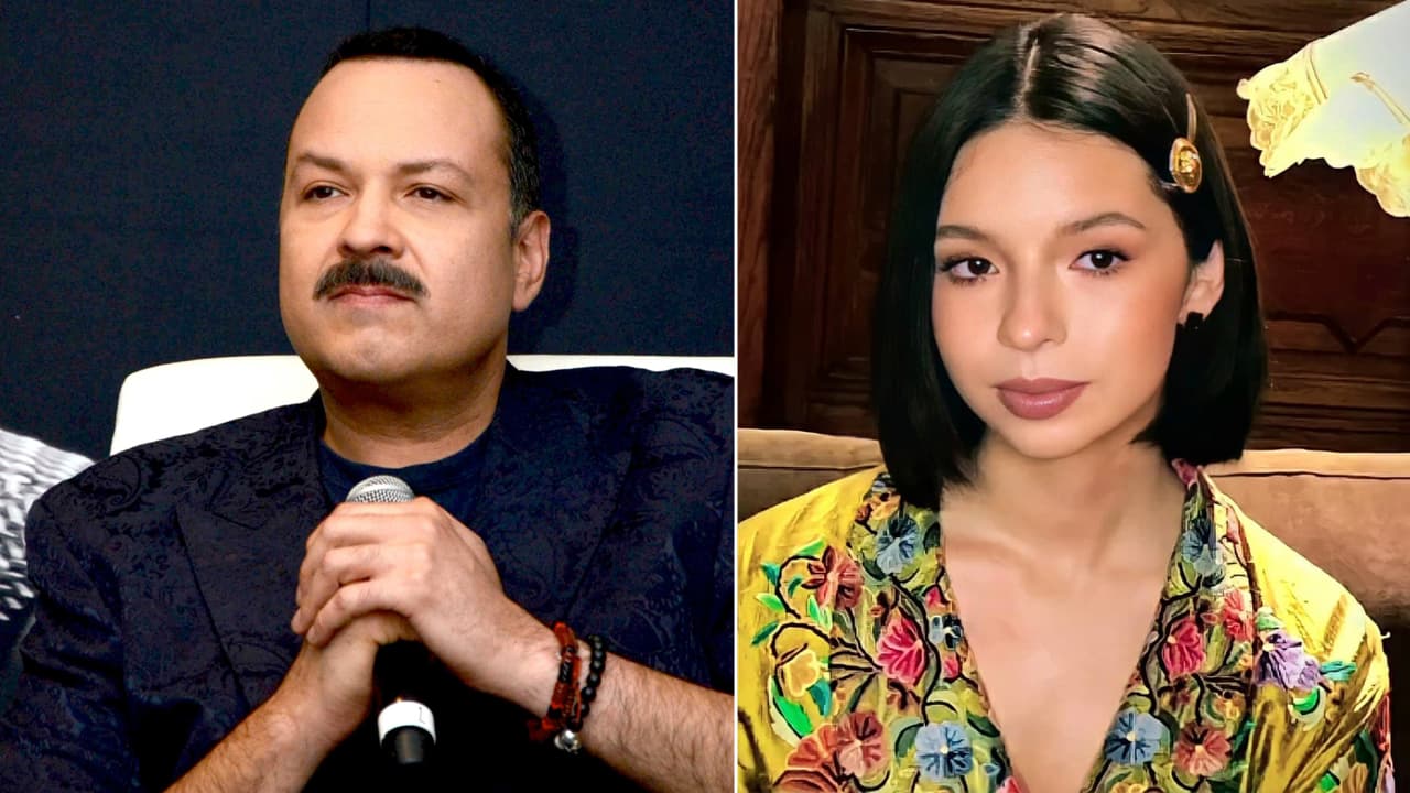 “Se ve muy caro”: Pepe Aguilar se impresiona por el vestido michoacano que usó Ángela