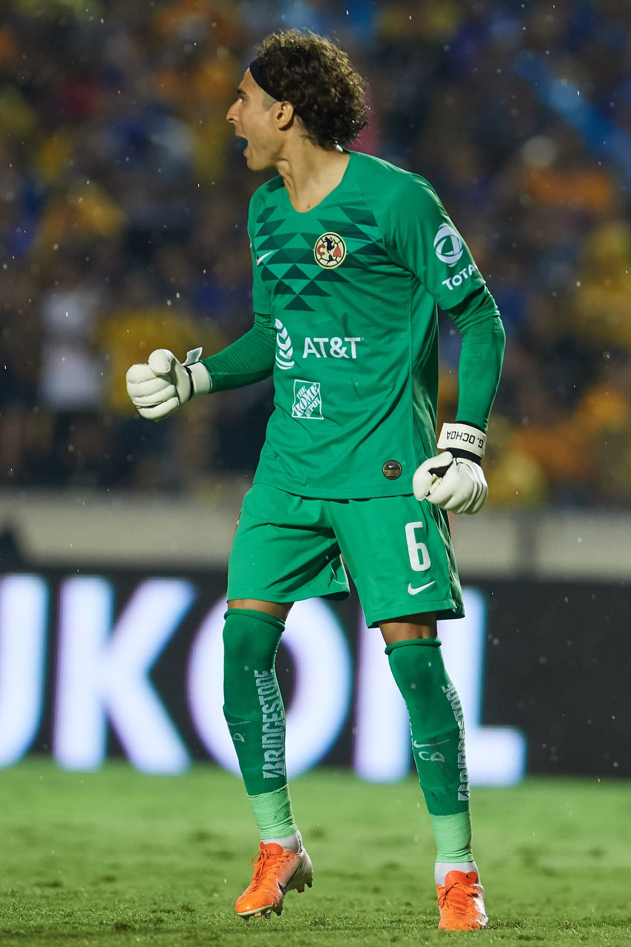 during the game Tigres UANL vs América, corresponding to day 6 of the Torneo Clausura 2019 of the Liga BBVA MX, at Universitario Stadium, on August 24, 2019. 
<br>
<br> durante el partido Tigres UANL vs América, correspondiente a la jornada 6 del Torneo Apertura 2019 de la Liga BBVA MX, en el Estadio Universitario, el 24 de Agosto de 2019.