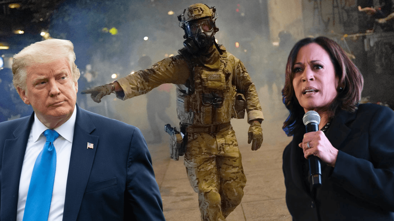 Kamala Harris asegura que Trump trata de "provocar violencia" antes de las elecciones con su orden de desplegar agentes federales