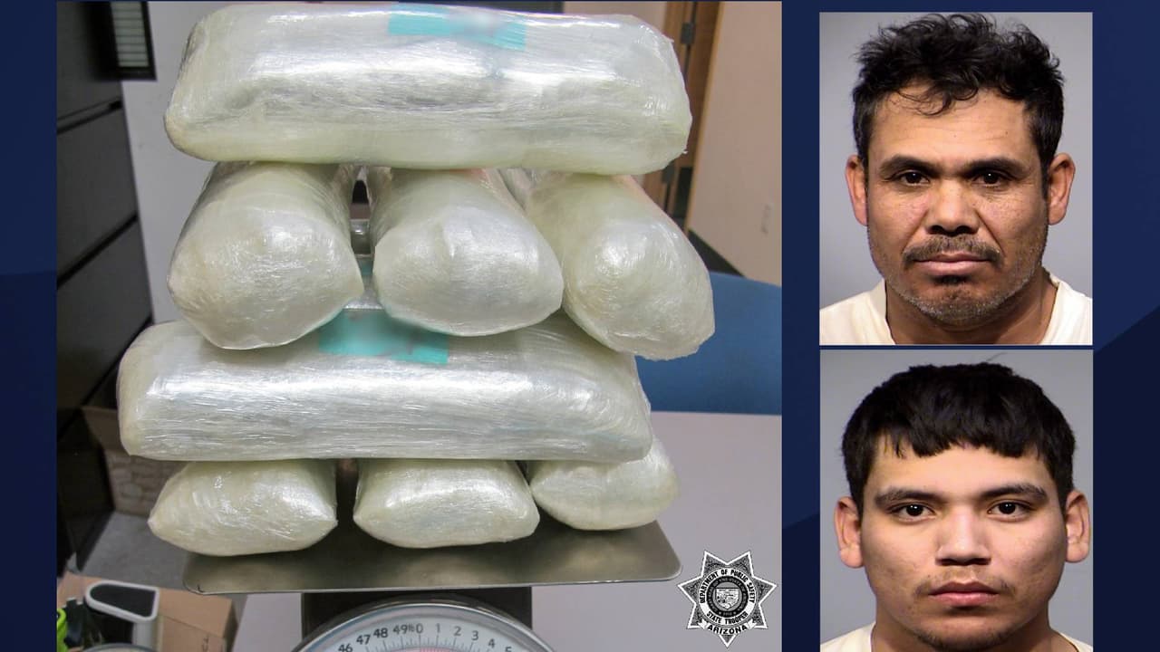 "Enríquez y Machado enfrentan cargos que incluyen posesión de un narcótico, posesión de un narcótico para la venta y transporte de un narcótico para la venta”, indica 
<a href="https://www.univision.com/local/arizona-ktvw/el-departamento-de-seguridad-publica-recibe-nuevo-equipo-para-rescates-procedente-de-donaciones-video">DPS</a>.