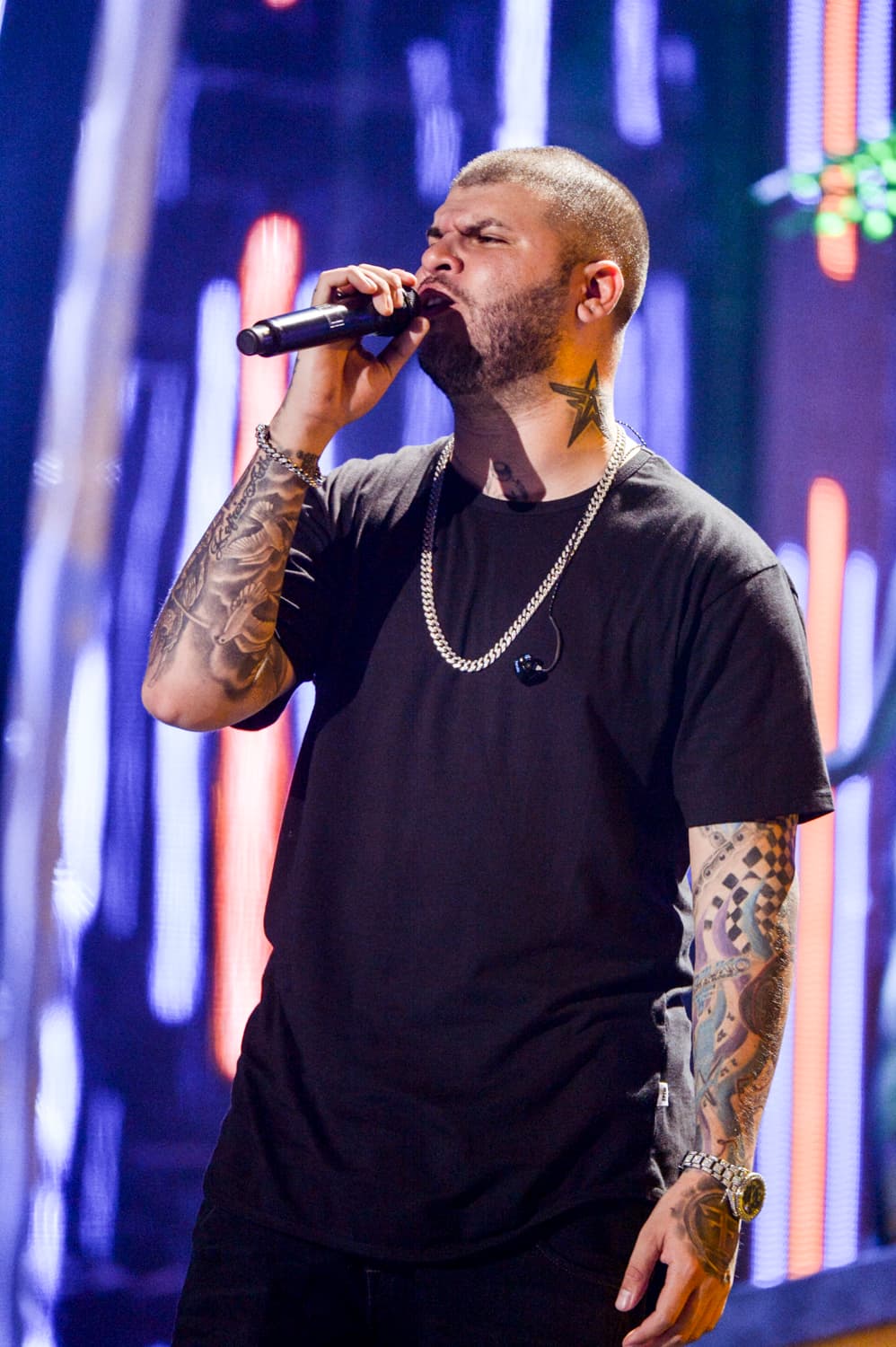 Farruko también demostró que está listo para la gran noche.